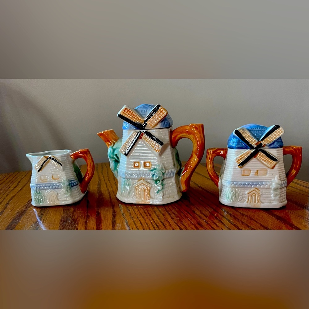 Dutch Windmill Tea Set